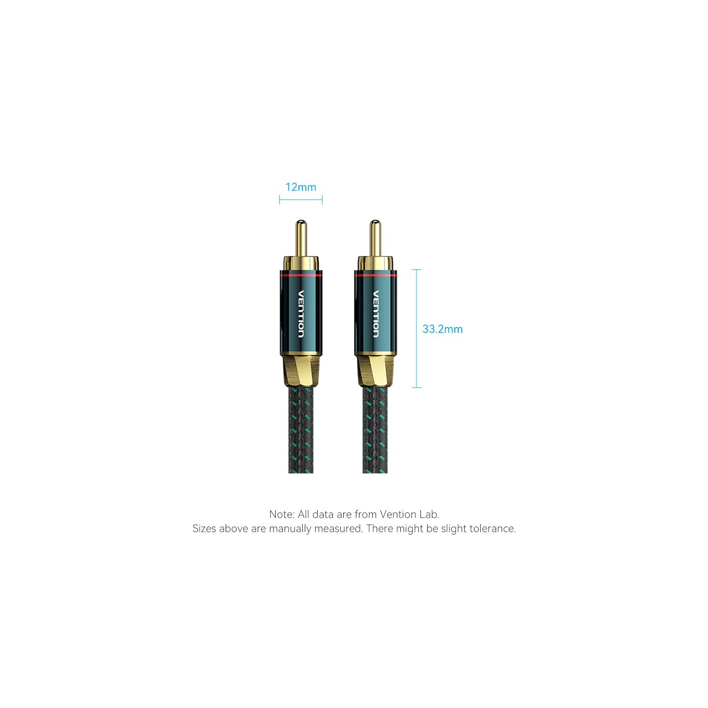 Vention AUDIO Digital Coaxial RCA Cable - BCTGH - 2.0m — Buy in Cyprus with Fast Delivery