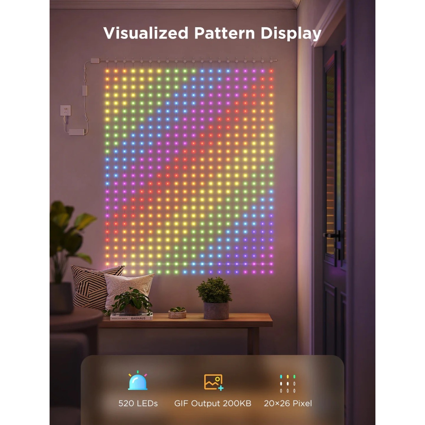 Govee LED Curtain Lights - H70B4 - 2 WiFi & BT RGBIC 3mx2.0m IP65 (EU) — Buy in Cyprus with Fast Delivery