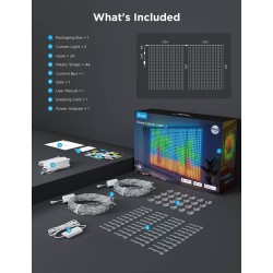 Buy Govee LED Curtain Lights - H70B4 - 2 WiFi & BT RGBIC 3mx2.0m IP65 (EU) in Cyprus, Nicosia, Limassol, Larnaka, Pafos