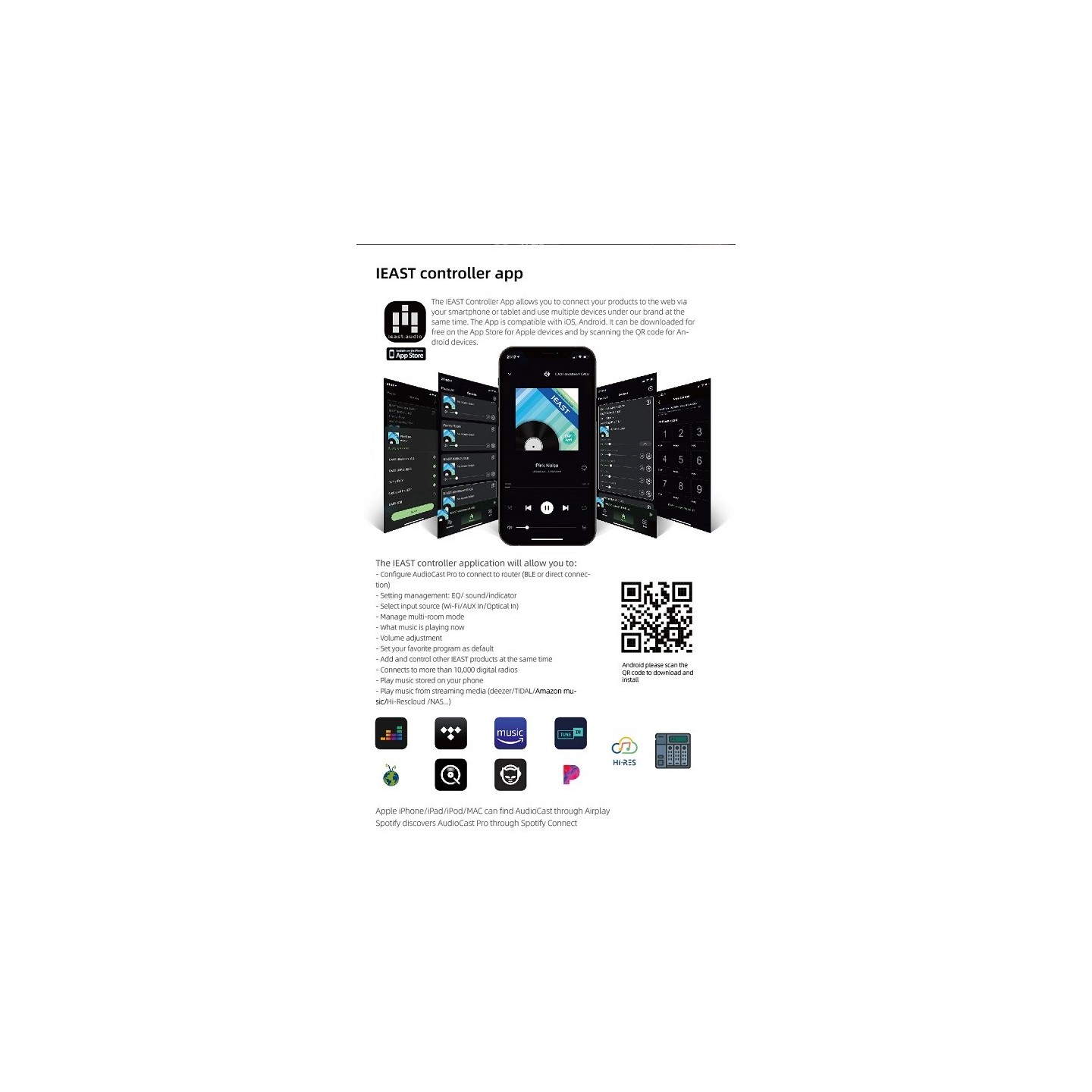 iEast PRO - M50v2 - WIFI & BT Multiroom Receiver — Buy in Cyprus with Fast Delivery