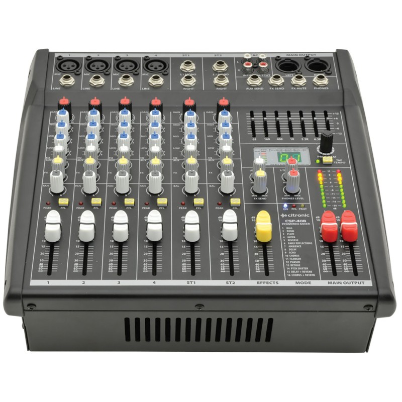 Buy Citronic 8 Channel Mixer & Amplifier - CSP408 - 400W with DSP 170.841UK in Cyprus, Nicosia, Limassol, Larnaka, Pafos