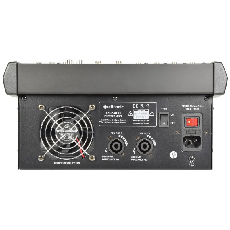 Buy Citronic 8 Channel Mixer & Amplifier - CSP408 - 400W with DSP 170.841UK in Cyprus, Nicosia, Limassol, Larnaka, Pafos