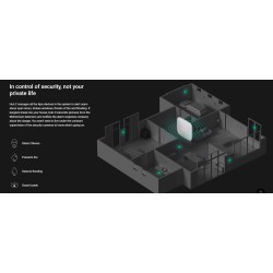 Buy AJAX TCP-IP GSM Alarm - Hub2 - Supports PIR With Video Verification White in Cyprus, Nicosia, Limassol, Larnaka, Pafos