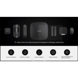 Buy AJAX TCP-IP GSM Alarm - Hub2 - Supports PIR With Video Verification White in Cyprus, Nicosia, Limassol, Larnaka, Pafos