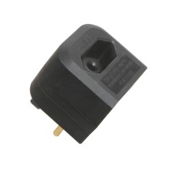 Buy Mercury Plug Converter - 429.806UK - 3A Euro 2-Pin to UK Plug Converter in Cyprus, Nicosia, Limassol, Larnaka, Pafos