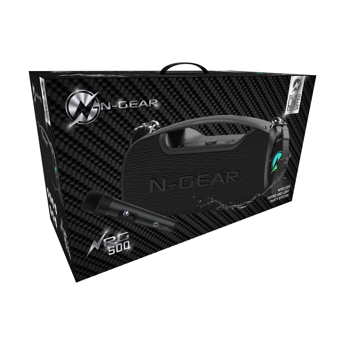 N-Gear Portable Karaoke Outdoor Speaker 1xWireless Mic - NRG500 - Portable Karaoke Outdoor Speaker 1xWireless Mic