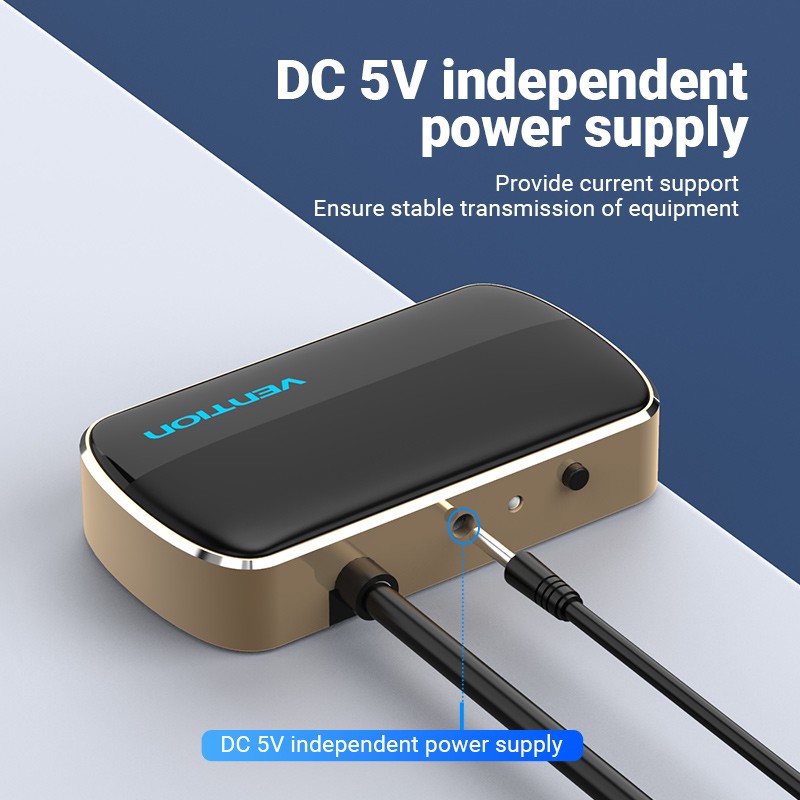 Buy Vention VGA Splitter - DBABF - 2-Port with Power & VGA Cable 1.0m in Cyprus, Nicosia, Limassol, Larnaka, Pafos