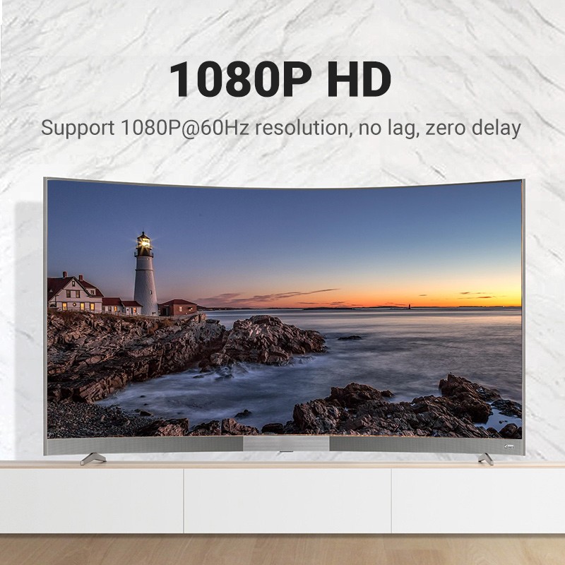 Buy Vention VGA Splitter - DBABF - 2-Port with Power & VGA Cable 1.0m in Cyprus, Nicosia, Limassol, Larnaka, Pafos