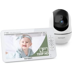 Buy Bonoch Portable Baby Monitor - BBM03 - 7'' PTZ Camera + Audio No WiFi in Cyprus, Nicosia, Limassol, Larnaka, Pafos