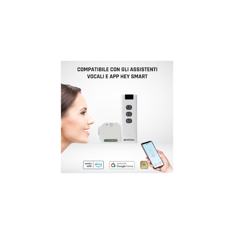 Buy GBC HeySwitch+ Smart WiFi Module Kit for Lighting - with Remote Control in Cyprus, Nicosia, Limassol, Larnaka, Pafos