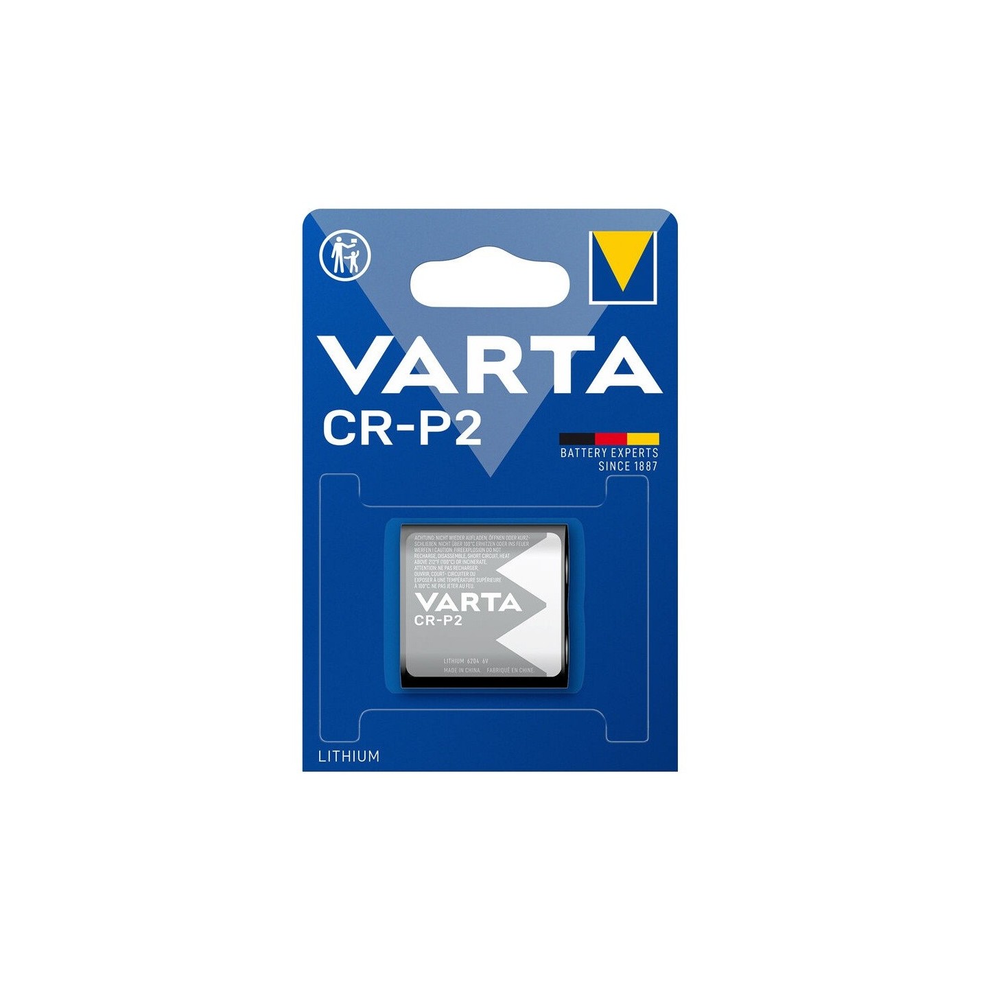 Varta Lithium Battery - CR-P2 - Lithium Battery (1pc) — Buy in Cyprus with Fast Delivery