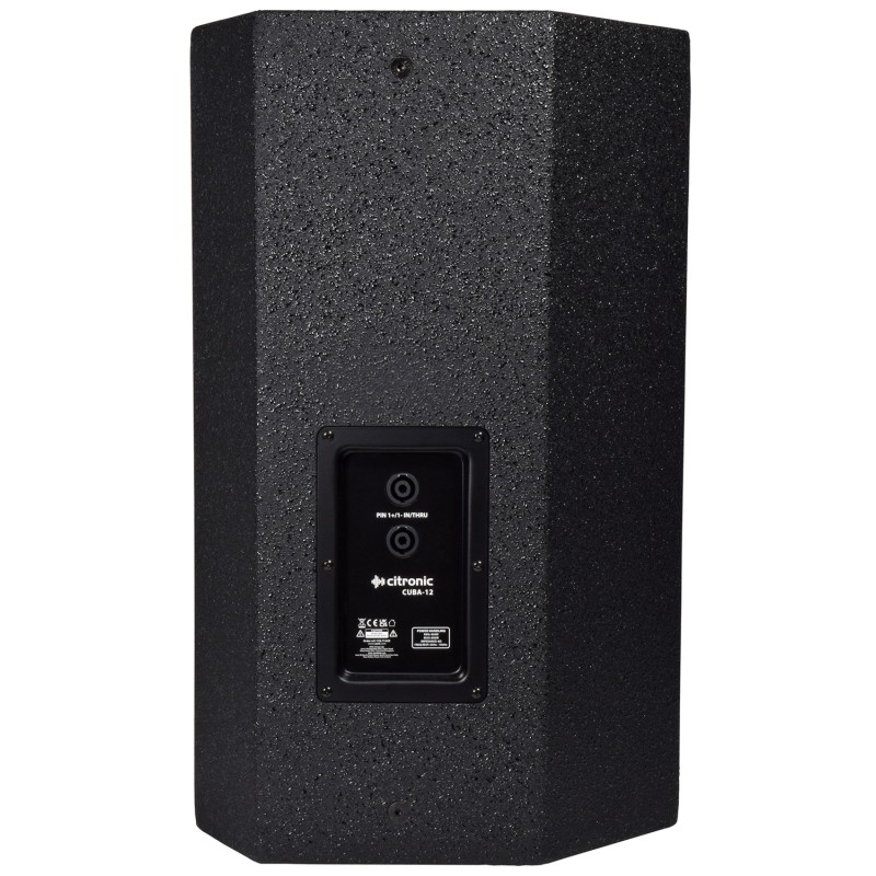 Buy Citronic Full Range 12'' Passive Wooden Speaker 400W Black - CUBA-12 - Full ... in Cyprus, Nicosia, Limassol, Larnaka, Pafos