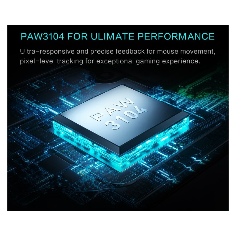 Buy Thunderobot Mouse - ML602 SE - Wireless Gaming Rechargeable Mouse Black in Cyprus, Nicosia, Limassol, Larnaka, Pafos