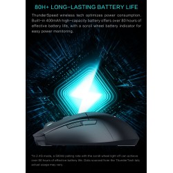 Buy Thunderobot Mouse - ML602 SE - Wireless Gaming Rechargeable Mouse Black in Cyprus, Nicosia, Limassol, Larnaka, Pafos