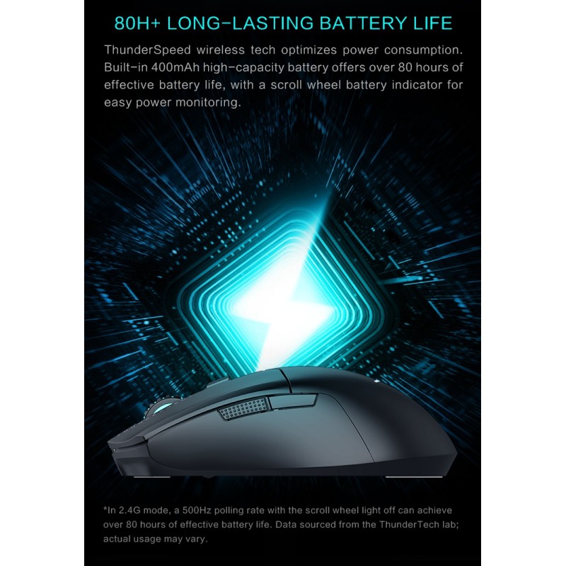 Buy Thunderobot Mouse - ML602 SE - Wireless Gaming Rechargeable Mouse Black in Cyprus, Nicosia, Limassol, Larnaka, Pafos