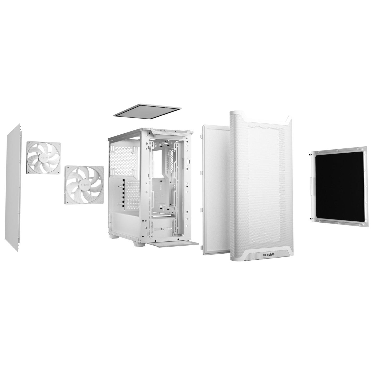 be quiet! Pure Base 501 Airflow Mid-Tower PC Case White (Boxed) — Buy in Cyprus with Fast Delivery
