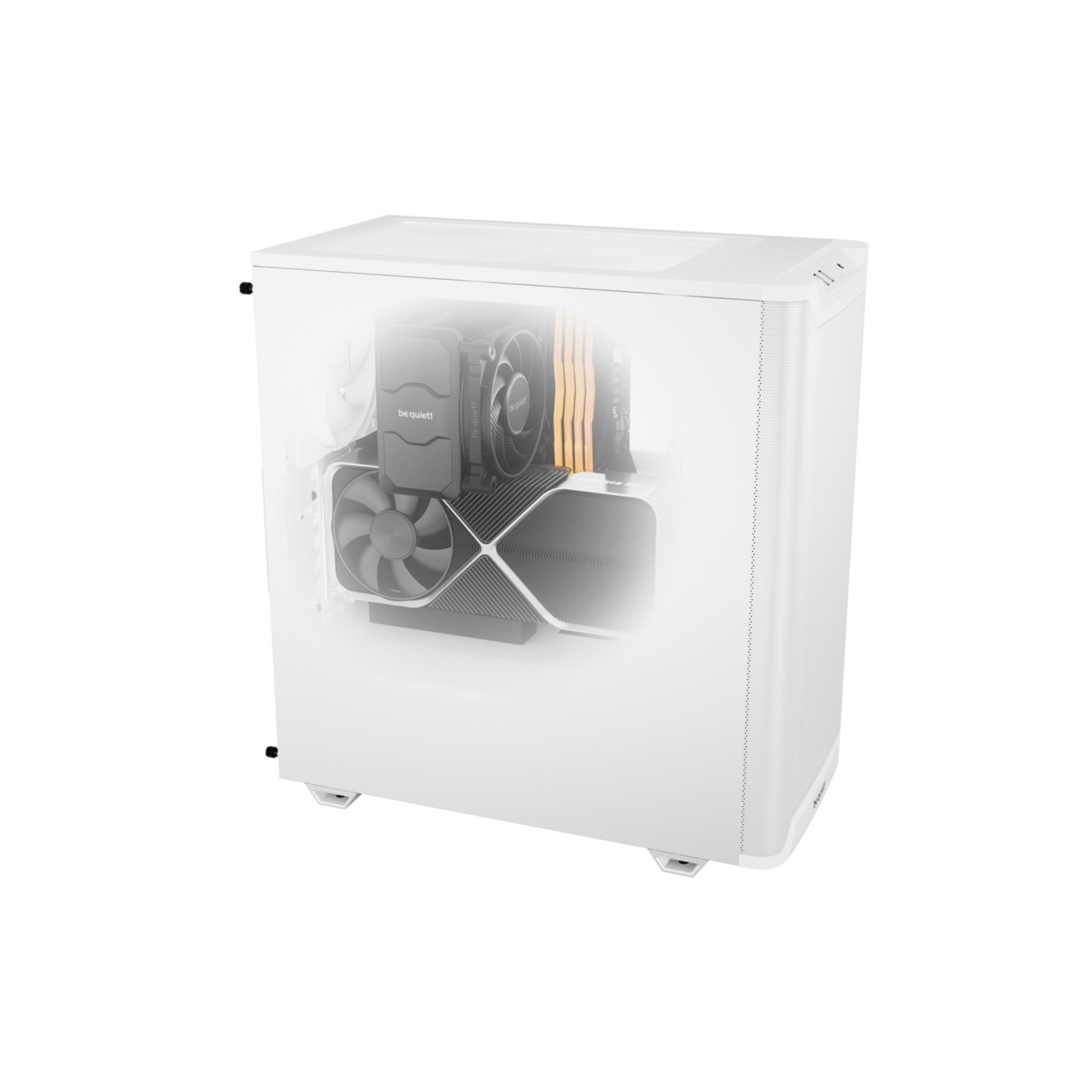 be quiet! Pure Base 501 Airflow Mid-Tower PC Case White (Boxed) — Buy in Cyprus with Fast Delivery