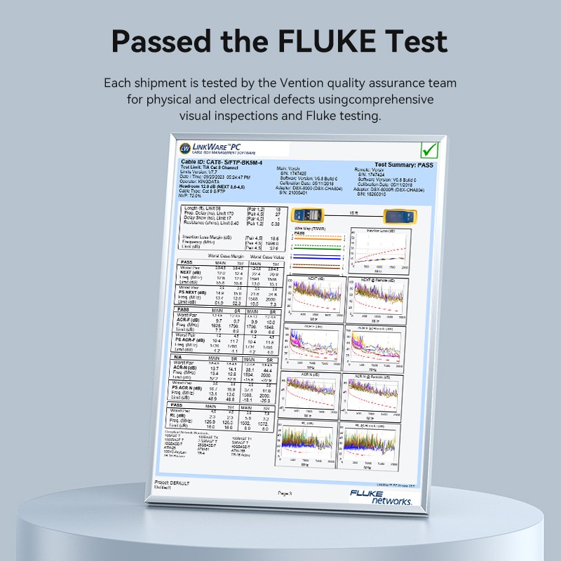 Buy Vention Network Cable - IKLBH - Cat8 SFTP Rotate Right Angle Slim 2.0m Black in Cyprus, Nicosia, Limassol, Larnaka, Pafos