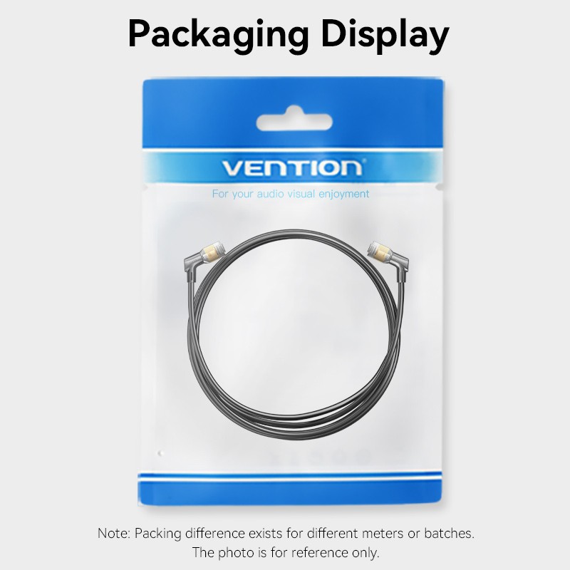 Buy Vention Network Cable - IKLBH - Cat8 SFTP Rotate Right Angle Slim 2.0m Black in Cyprus, Nicosia, Limassol, Larnaka, Pafos