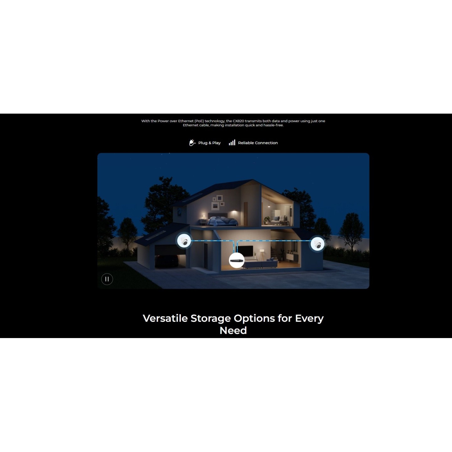 Reolink POE IP Bullet Camera 8MP Fixed ColorX Series - P335X - POE IP Bullet Camera 8MP Fixed ColorX Series