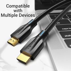 Buy Vention HDMI Cable - AANBH - 2.1 8K 2.0m in Cyprus, Nicosia, Limassol, Larnaka, Pafos