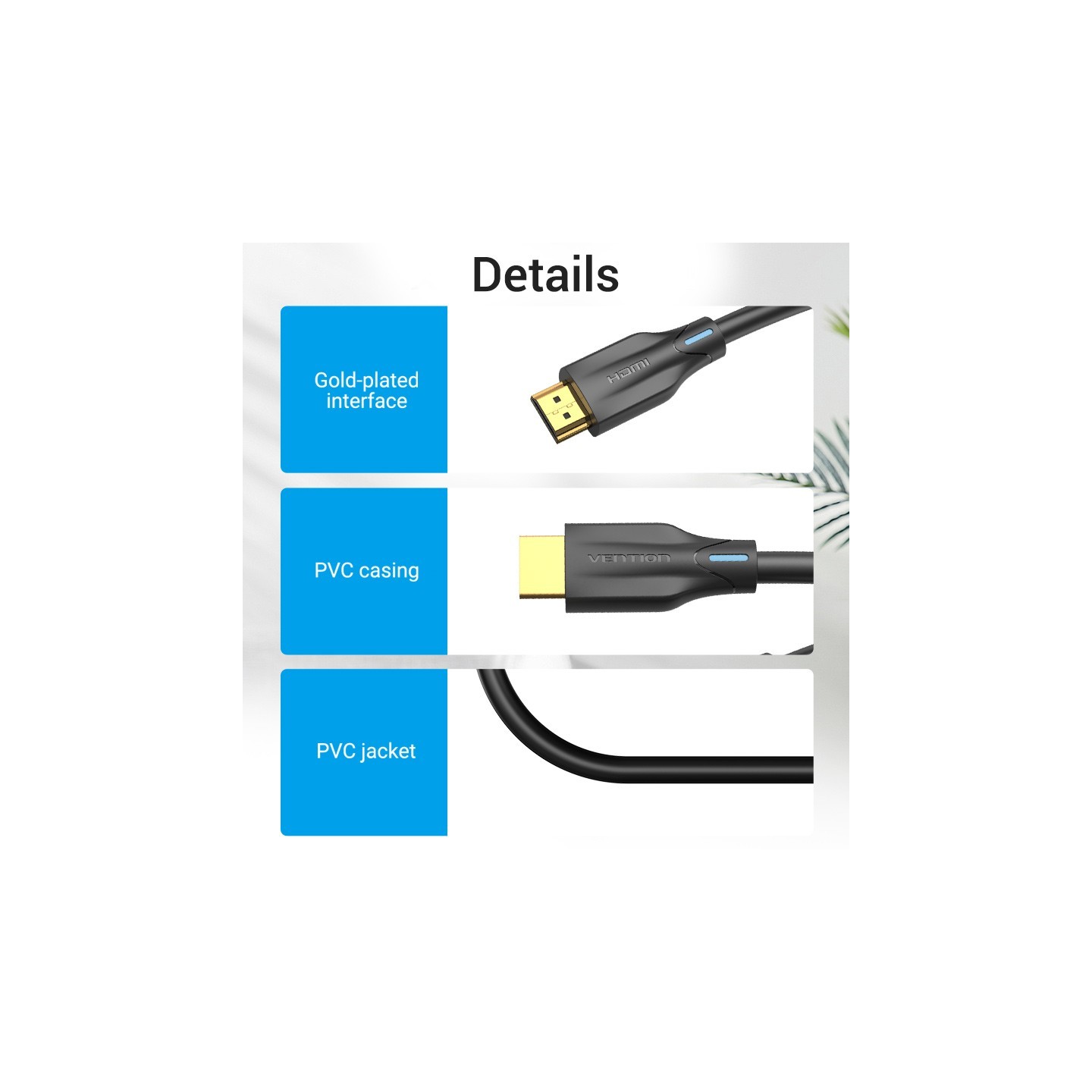 Vention HDMI Cable - AANBH - 2.1 8K 2.0m — Buy in Cyprus with Fast Delivery