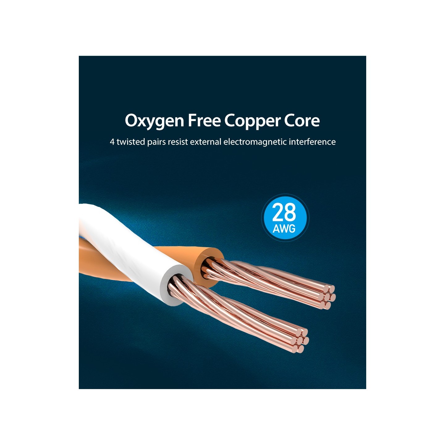 Vention Network Cable - CAT8 SFTP 10.0m Black — Buy in Cyprus with Fast Delivery