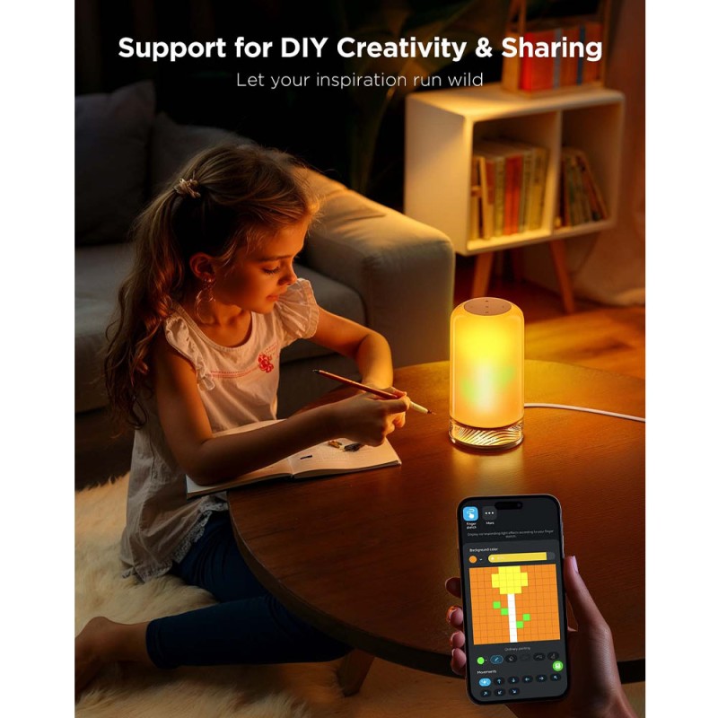 Buy Govee RGBICWW Smart Table Lamp 2 - H6022 - Smart Table Lamp in Cyprus, Nicosia, Limassol, Larnaka, Pafos