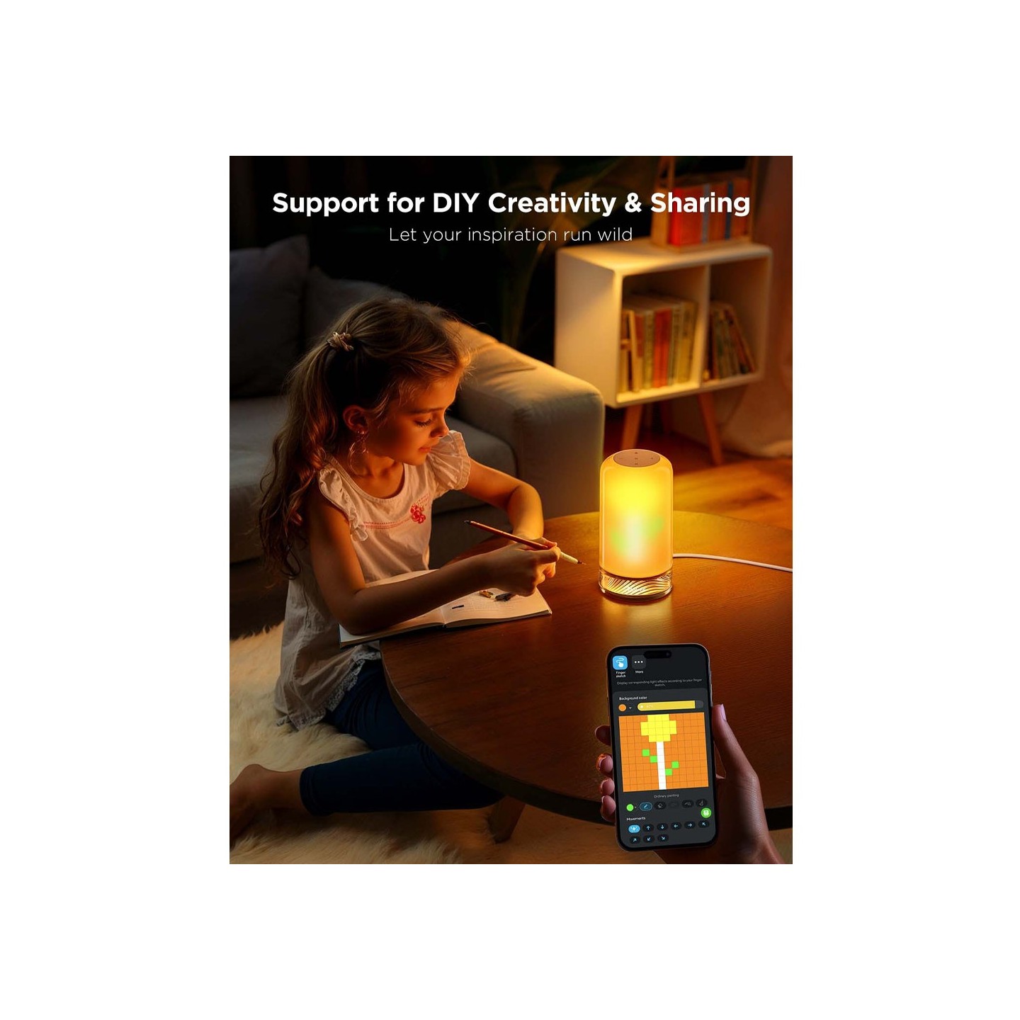 Govee RGBICWW Smart Table Lamp 2 - H6022 - Smart Table Lamp — Buy in Cyprus with Fast Delivery