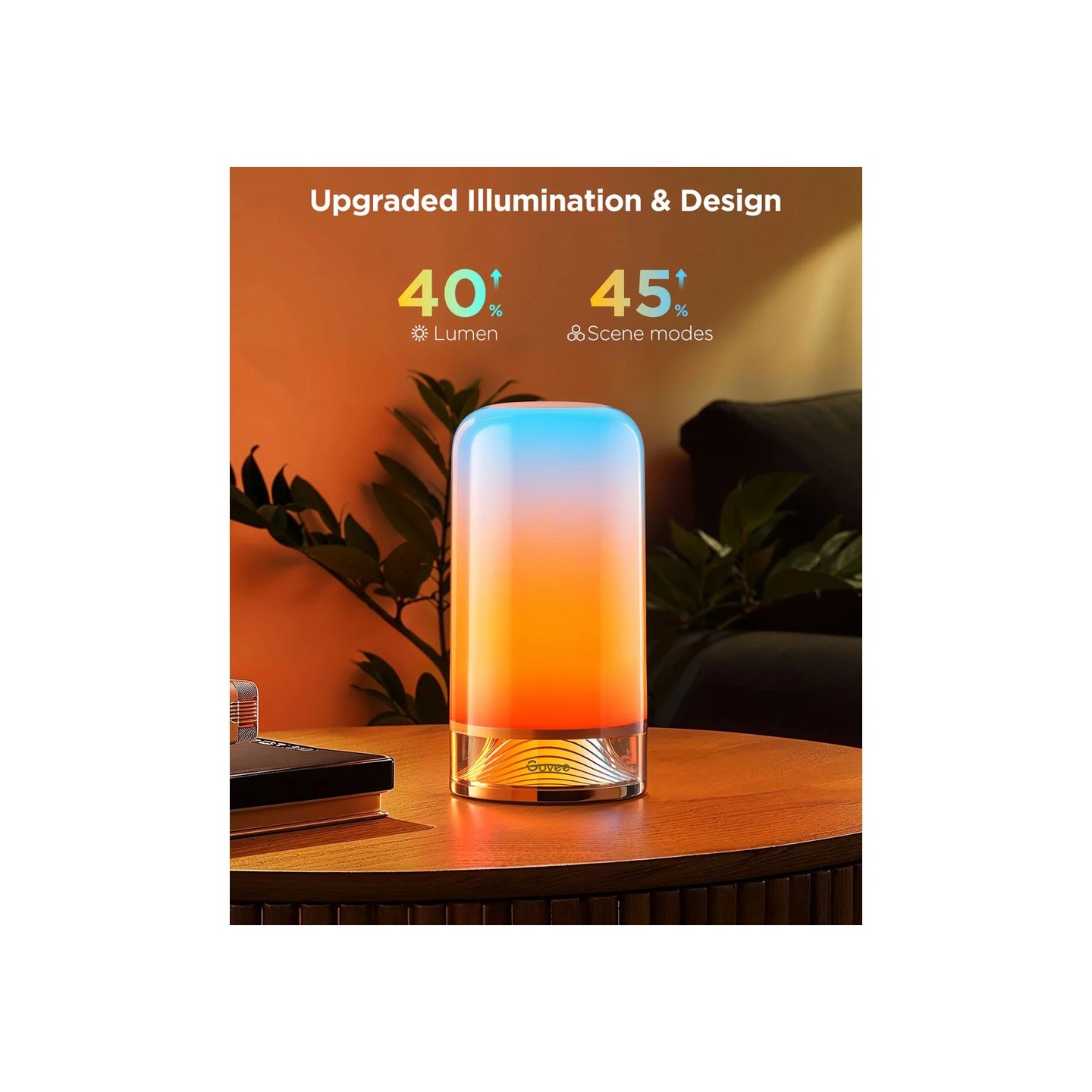Govee RGBICWW Smart Table Lamp 2 - H6022 - Smart Table Lamp — Buy in Cyprus with Fast Delivery