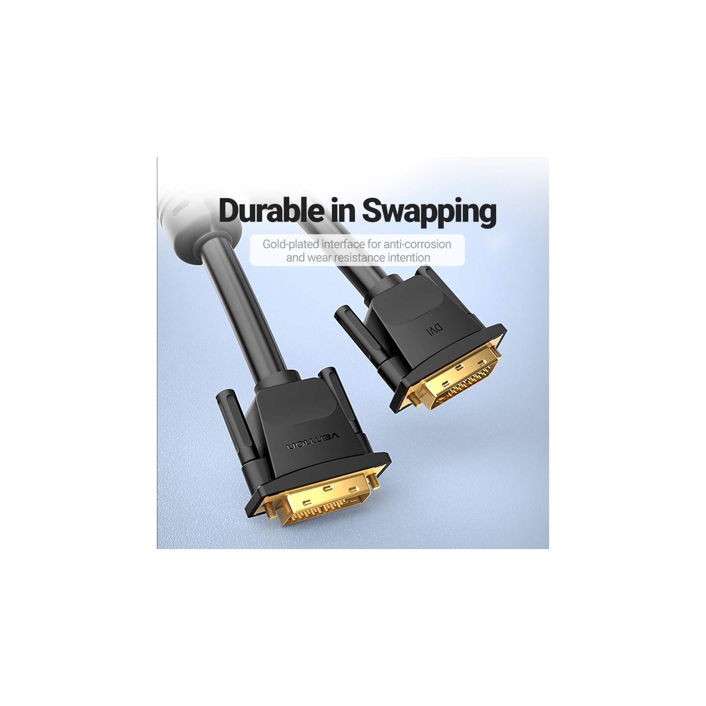 Vention DVI 24+1 Male to Male Cable - 1.5m - EAABG -  — Buy in Cyprus with Fast Delivery