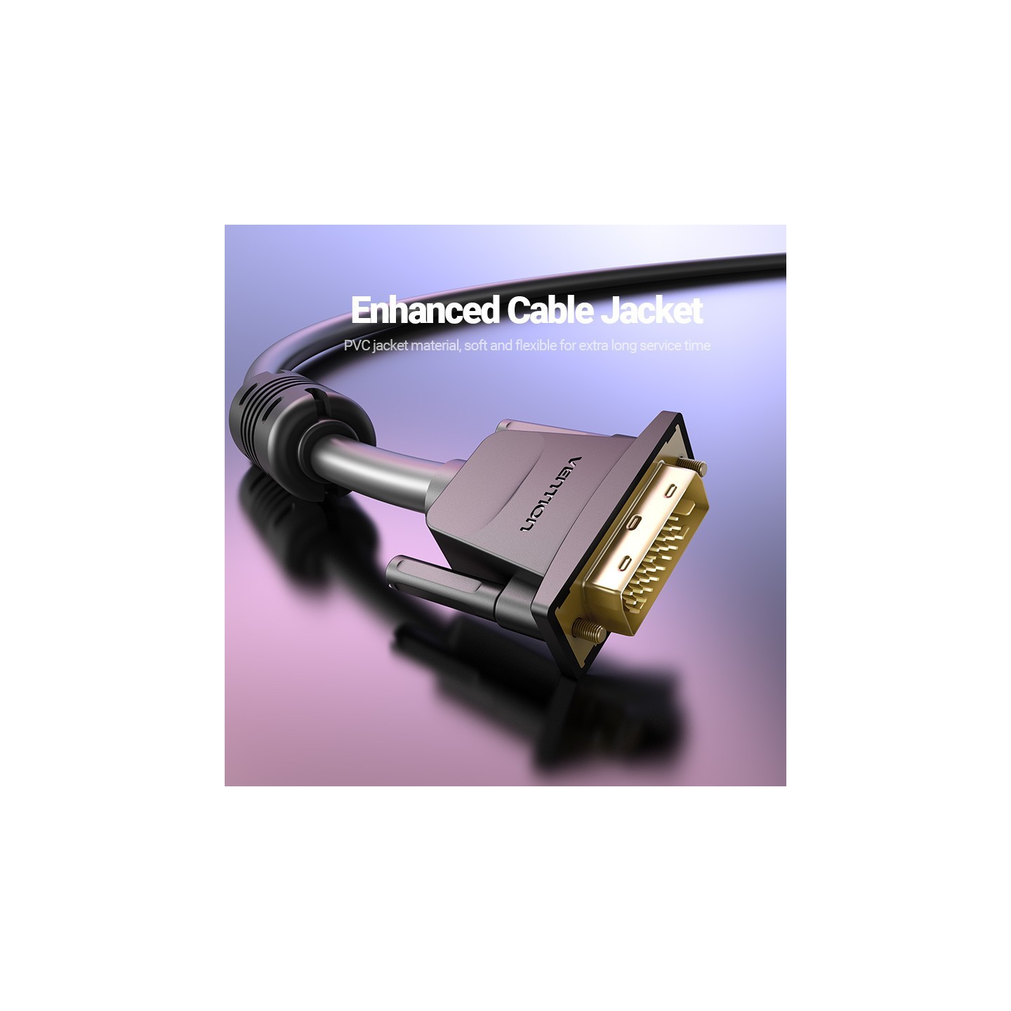 Vention DVI 24+1 Male to Male Cable - 1.5m - EAABG -  — Buy in Cyprus with Fast Delivery