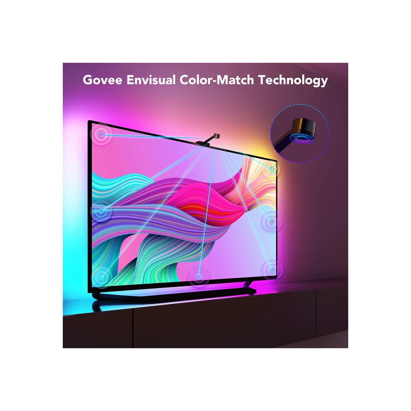 Govee TV Backlight DreamView T1 - H6199 - for 55-65 inch — Buy in Cyprus with Fast Delivery