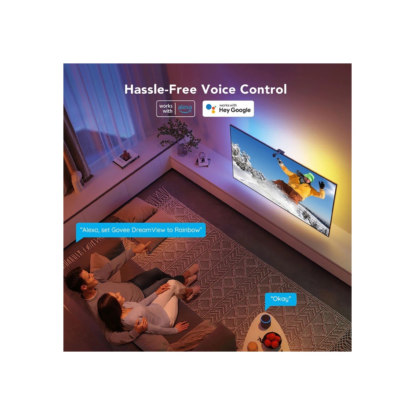 Govee TV Backlight DreamView T1 - H6199 - for 55-65 inch — Buy in Cyprus with Fast Delivery