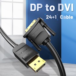 Buy Vention DisplayPort Cable to DVI-D 24+1 - HAFBG - 1.5m in Cyprus, Nicosia, Limassol, Larnaka, Pafos