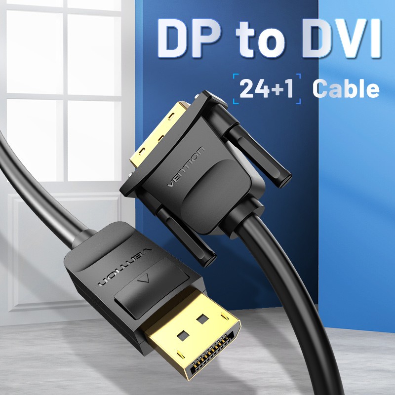 Buy Vention DisplayPort Cable to DVI-D 24+1 - HAFBG - 1.5m in Cyprus, Nicosia, Limassol, Larnaka, Pafos