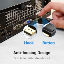 Buy Vention DisplayPort Cable to DVI-D 24+1 - HAFBG - 1.5m in Cyprus, Nicosia, Limassol, Larnaka, Pafos