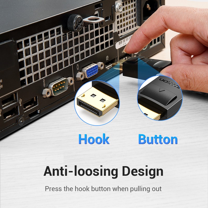 Buy Vention DisplayPort Cable to DVI-D 24+1 - HAFBG - 1.5m in Cyprus, Nicosia, Limassol, Larnaka, Pafos