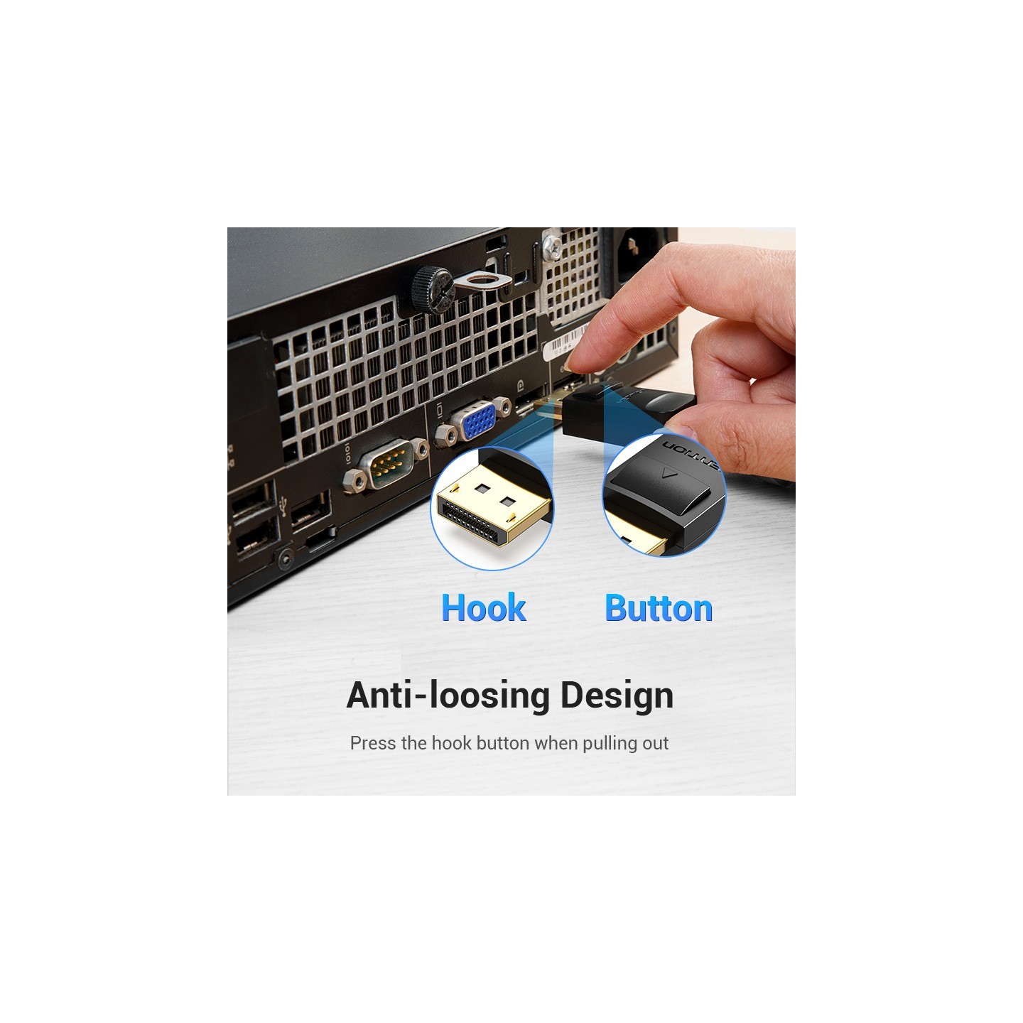 Vention DisplayPort Cable to DVI-D 24+1 - HAFBG - 1.5m — Buy in Cyprus with Fast Delivery