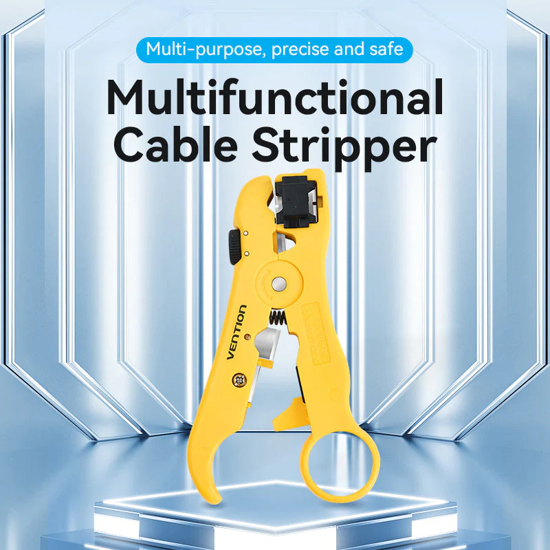 Buy Vention NETWORK Tool Coaxial Cable Stripper - KEBY0 - Yellow in Cyprus, Nicosia, Limassol, Larnaka, Pafos