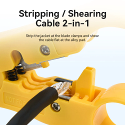 Buy Vention NETWORK Tool Coaxial Cable Stripper - KEBY0 - Yellow in Cyprus, Nicosia, Limassol, Larnaka, Pafos