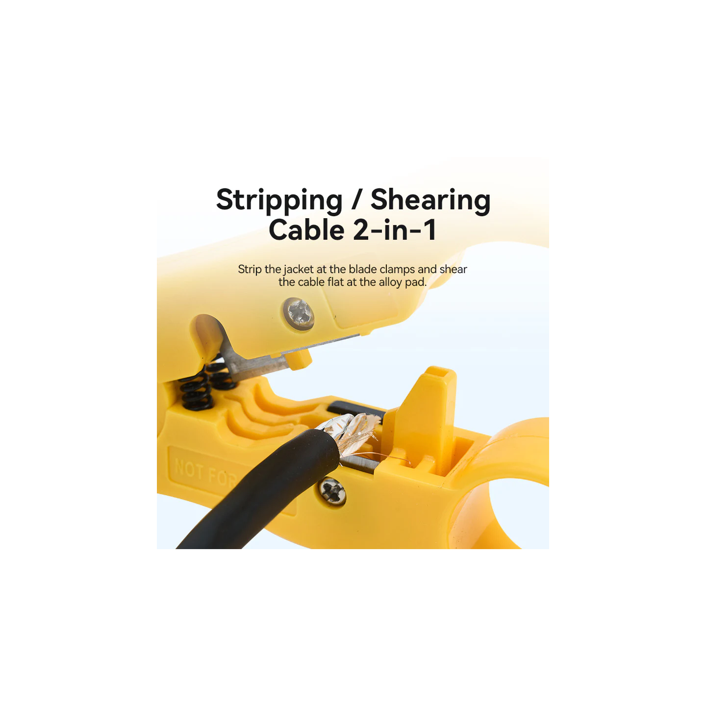 Vention NETWORK Tool Coaxial Cable Stripper - KEBY0 - Yellow — Buy in Cyprus with Fast Delivery