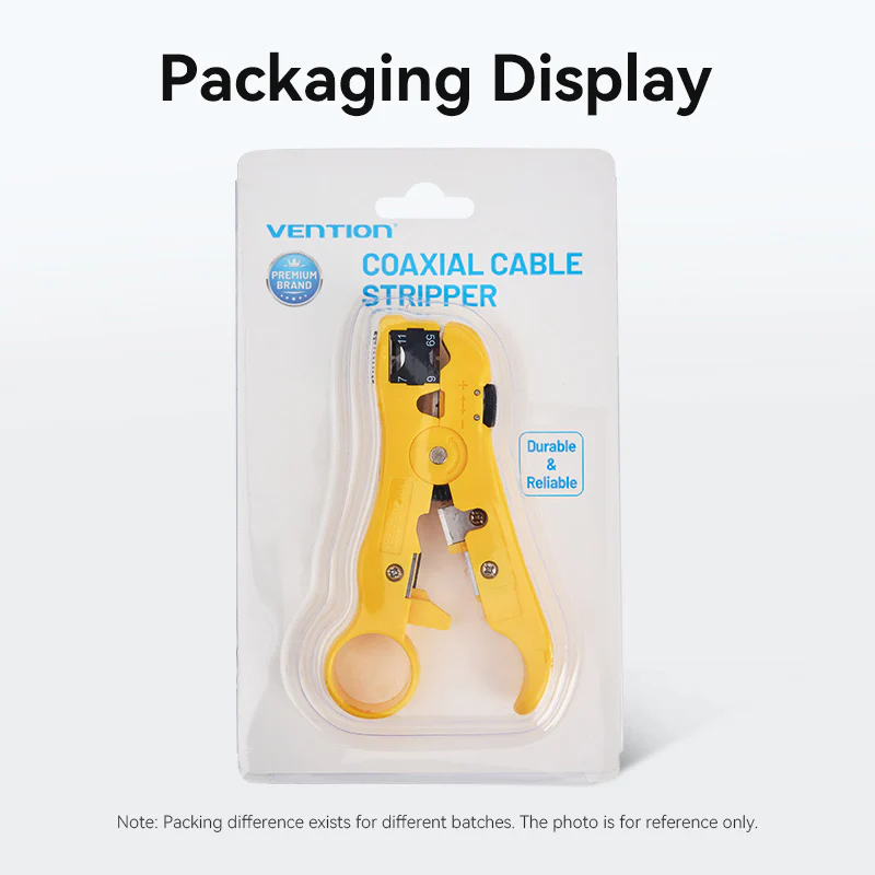 Buy Vention NETWORK Tool Coaxial Cable Stripper - KEBY0 - Yellow in Cyprus, Nicosia, Limassol, Larnaka, Pafos