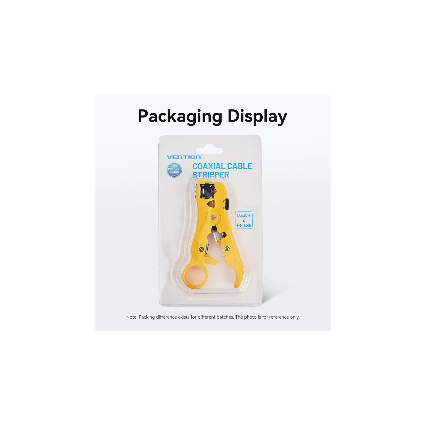 Vention NETWORK Tool Coaxial Cable Stripper - KEBY0 - Yellow — Buy in Cyprus with Fast Delivery