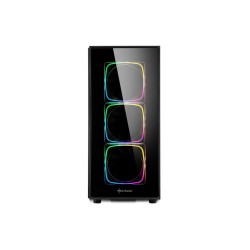 Buy Sharkoon TG6 RGB - Mid Tower PC Case - Black, Tempered Glass & RGB, ATX/mATX... in Cyprus, Nicosia, Limassol, Larnaka, Pafos