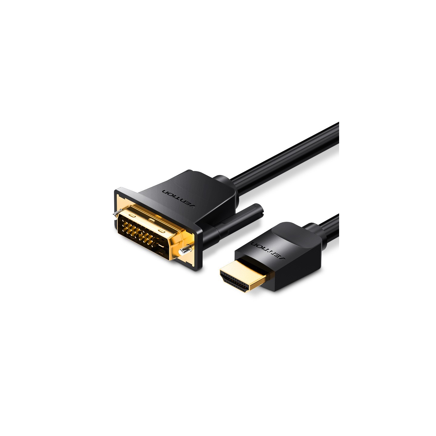 Vention HDMI Cable to DVI - ABFBJ - HDMI to DVI 24+1 BiDirection 5.0m — Buy in Cyprus with Fast Delivery