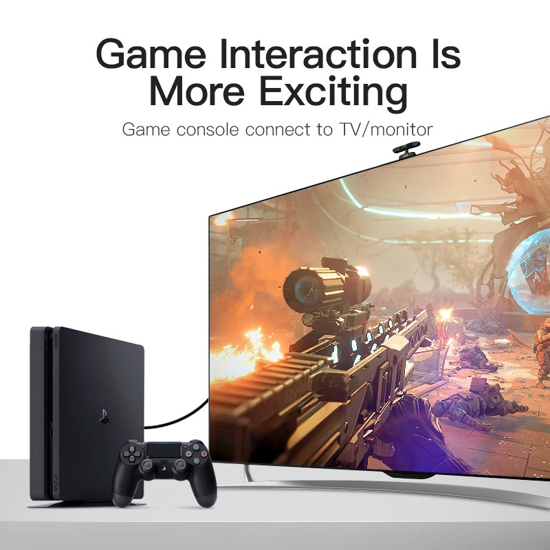 Buy Vention HDMI Cable to DVI - ABFBJ - HDMI to DVI 24+1 BiDirection 5.0m in Cyprus, Nicosia, Limassol, Larnaka, Pafos