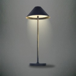 Buy KELU LIBERTY Table Lamp - USB-C Rechargeable IP54 Aluminium 240LM 4000mAh Black in Cyprus, Nicosia, Limassol, Larnaka, Pafos