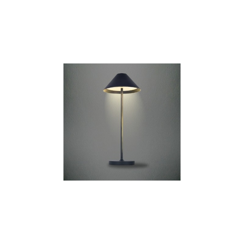 Buy KELU LIBERTY Table Lamp - USB-C Rechargeable IP54 Aluminium 240LM 4000mAh Black in Cyprus, Nicosia, Limassol, Larnaka, Pafos