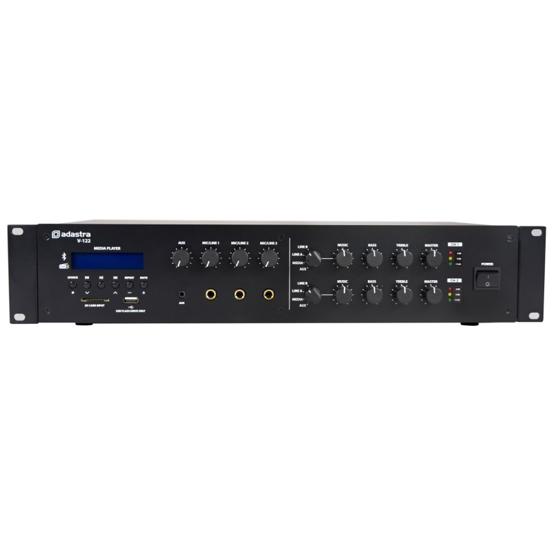 Buy Adastra V122 100V Matrix Amplifier 2x120W FM USB BT - 953.251UK - 2x120W FM ... in Cyprus, Nicosia, Limassol, Larnaka, Pafos
